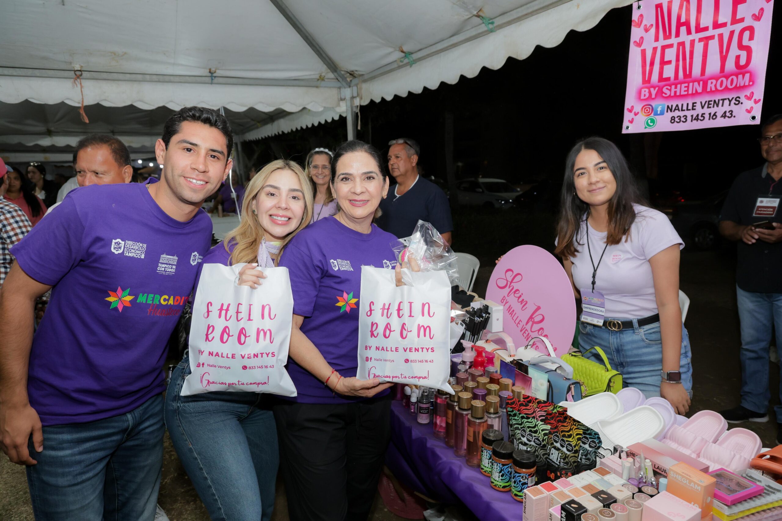 Promueve Mónica Villarreal Emprendimiento Local con Cuarta Edición del Mercadito Huasteco