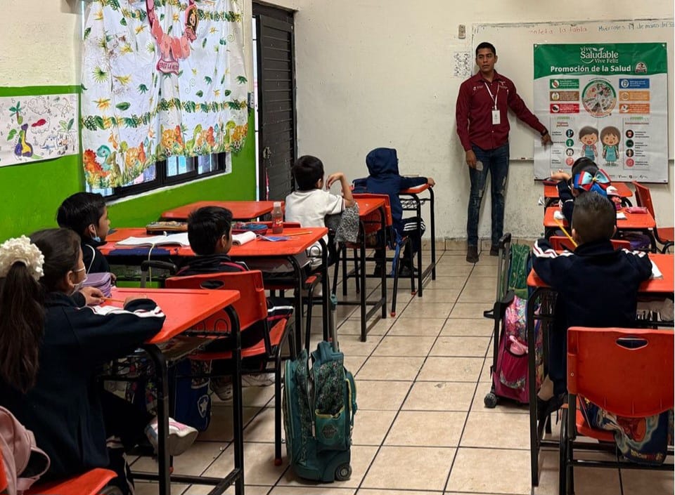 Implementa SST estrategia nacional Vive Saludable Vive Feliz en 140 escuelas