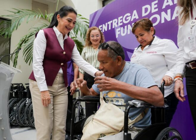 Encabeza Mónica Villarreal Nueva Entrega de Aparatos Funcionales
