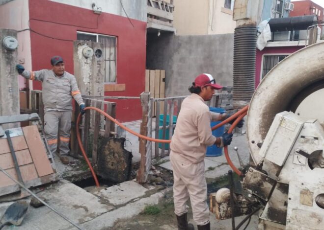 COMAPA Altamira realiza mejoramiento en registros y descargas sanitarias