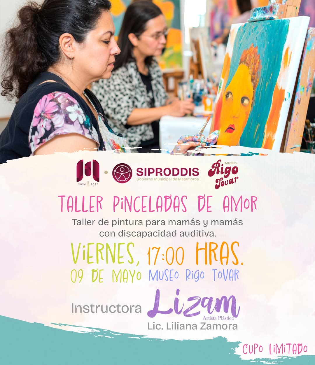 Gobierno Municipal invita al Taller «Pinceladas de Amor»