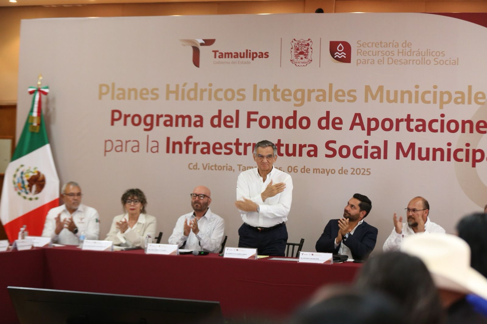 Impulsa Américo Villarreal proyectos municipales de infraestructura hídrica
