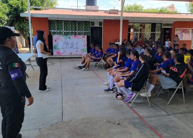 Imparte Guardia Estatal de Género pláticas contra el bullying a estudiantes de Güémez