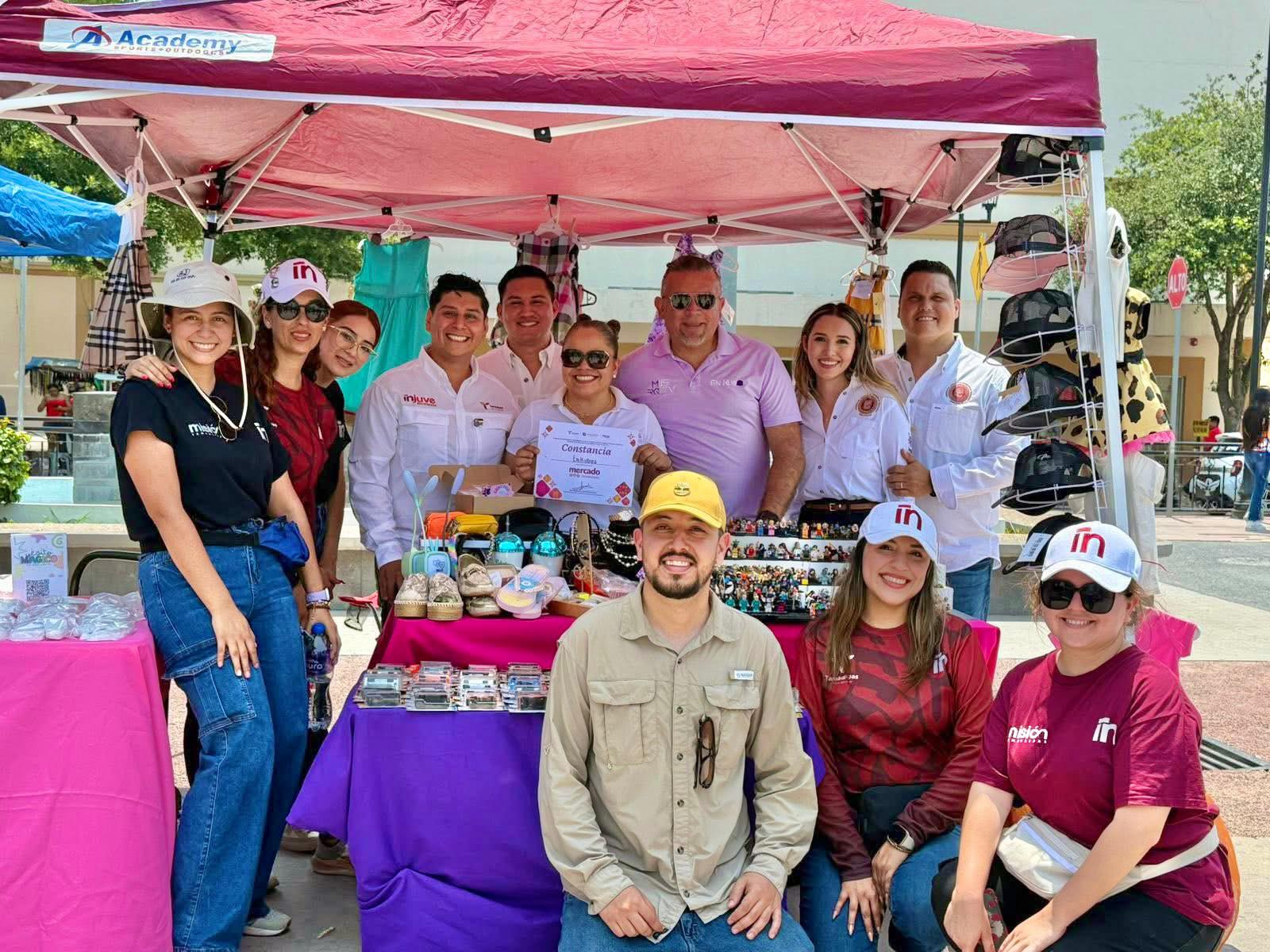 Lleva INJUVE “Mercado Tamaulipas” a Reynosa para fortalecer el comercio joven de la localidad