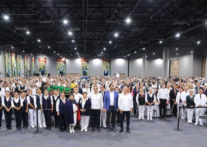 Celebra Américo Villarreal a cerca de 3 mil profesionales de la enfermería en Tamaulipas