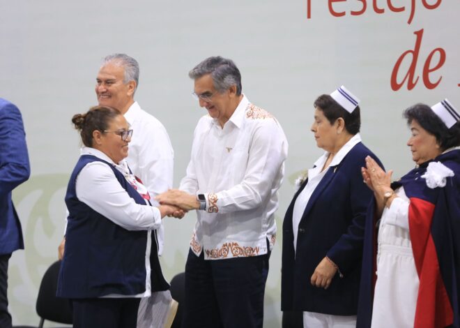 Celebra Américo Villarreal a cerca de 3 mil profesionales de la enfermería en Tamaulipas