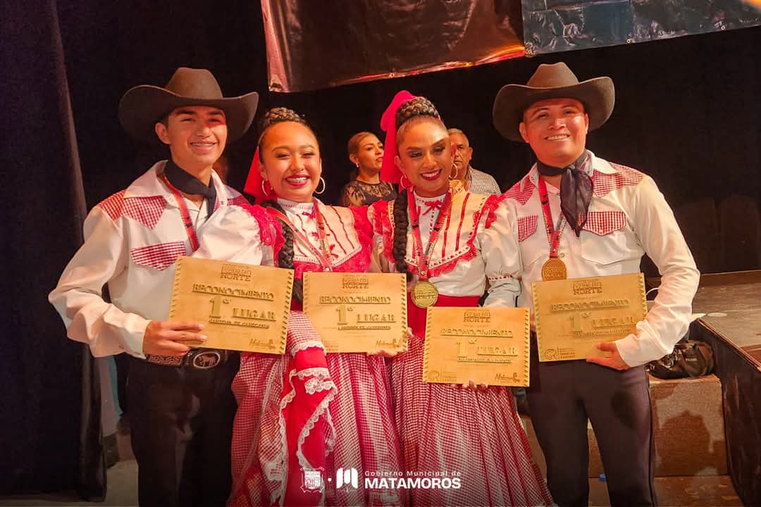 Representantes de Matamoros destacan en Concurso Nacional de Danza Folklórica