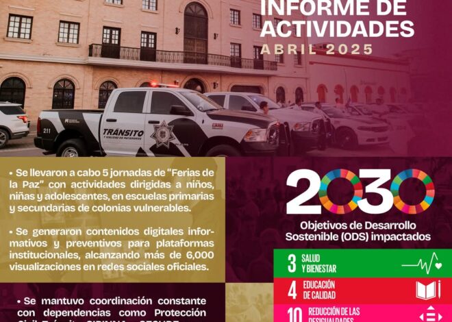 Importantes logros alcanza durante abril la Secretaría de Seguridad Pública