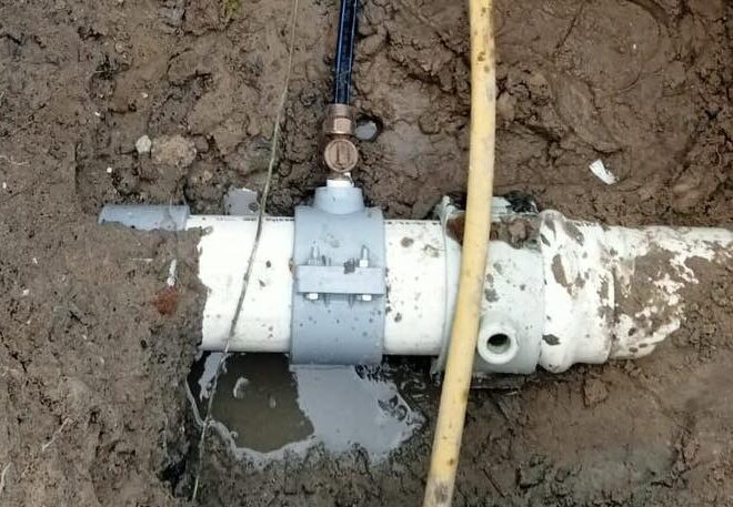 Repara COMAPA Altamira fugas de agua en fraccionamientos y en Avenida de la Industria