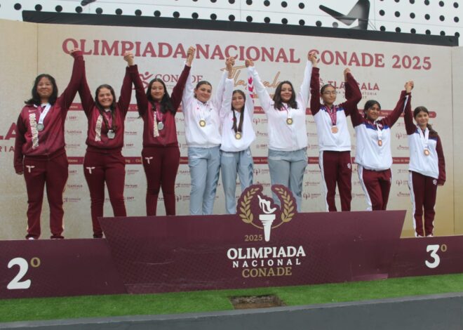 Obtiene Tamaulipas nueve medallas en tiro con arco durante la Olimpiada Nacional 2025