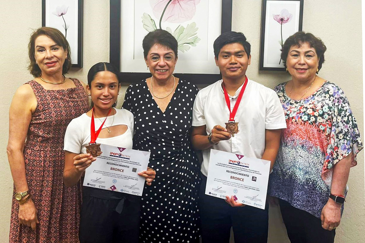 Destacan estudiantes de la UAT en el certamen de ciencias Infomatrix México