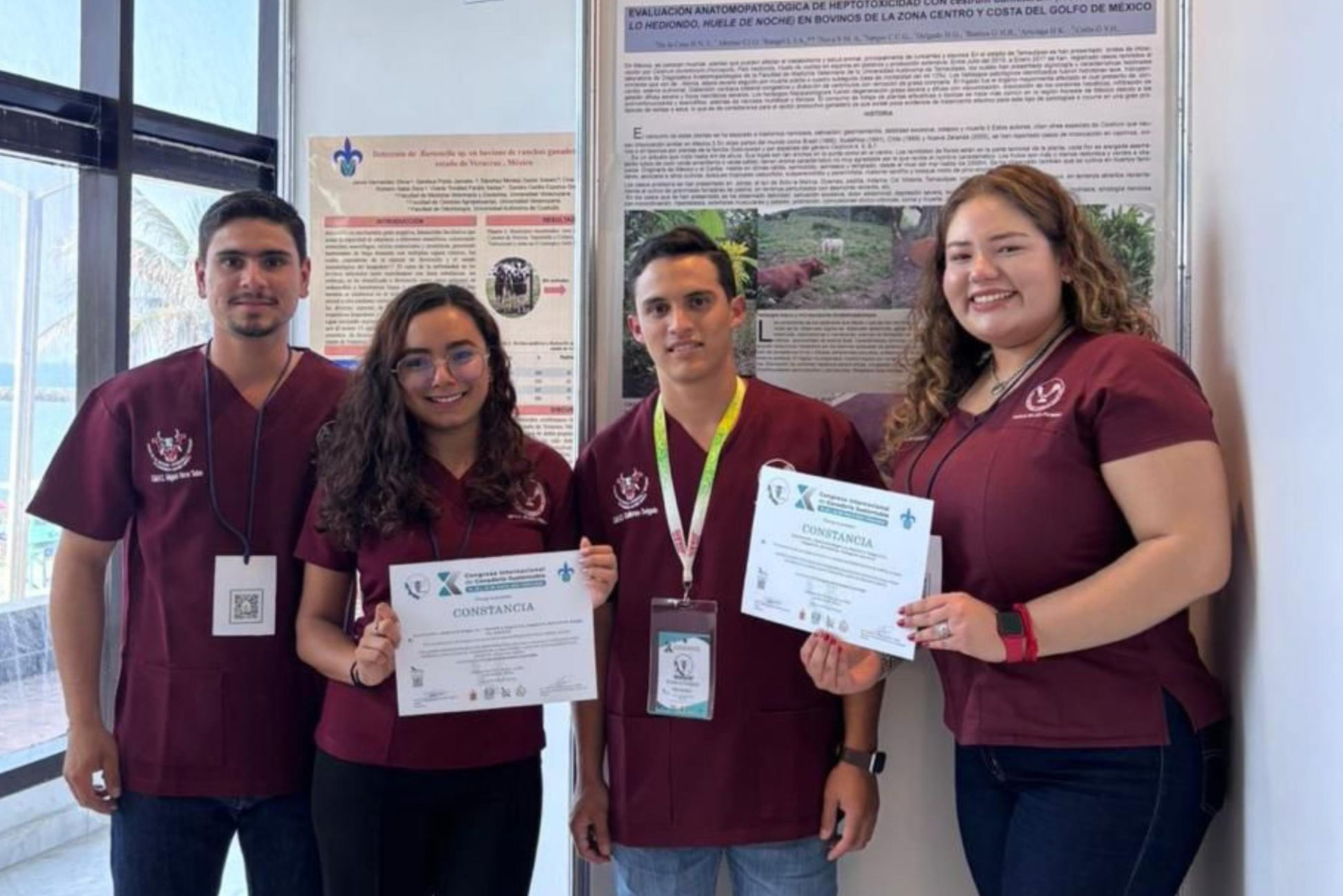 Exponen estudiantes de la UAT en congreso internacional de ganadería