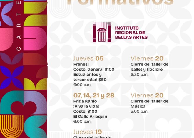 Gobierno Municipal llega con un mes lleno de Cultura