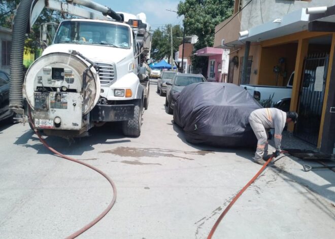 Mejora COMAPA Altamira funcionamiento de la red de drenaje}