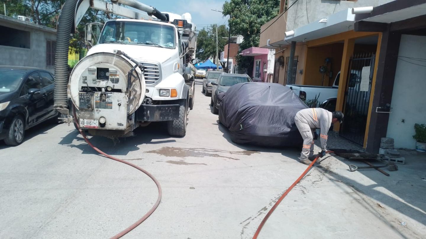 Mejora COMAPA Altamira funcionamiento de la red de drenaje}