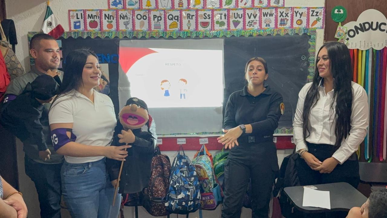 Imparte Guardia Estatal de Género taller “Aprendiendo los Valores” a estudiantes de Ciudad Victoria