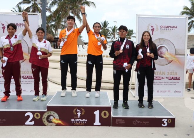 Triatlón de Tamaulipas suma ocho medallas en Olimpiada Nacional CONADE