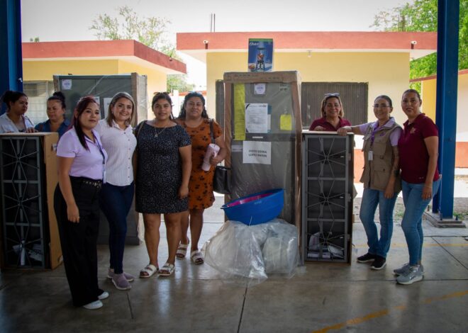 Continúa DIF Tamaulipas equipando desayunadores escolares y comedores comunitarios