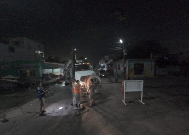 Ayuntamiento y Comapa Sur Garantizan Óptimo Funcionamiento de Red de Drenaje en Mercado de Tampico