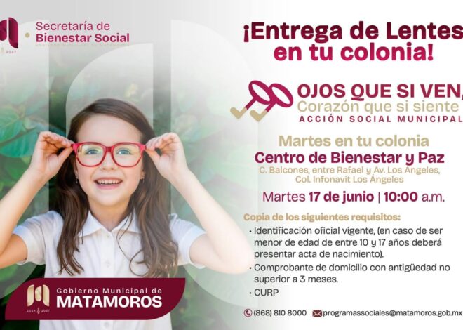 “Martes en tu colonia” llega hoy a Infonavit Los Ángeles