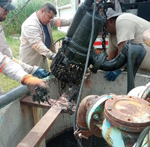 Proporciona COMAPA Altamira mantenimiento a diferentes cárcamos