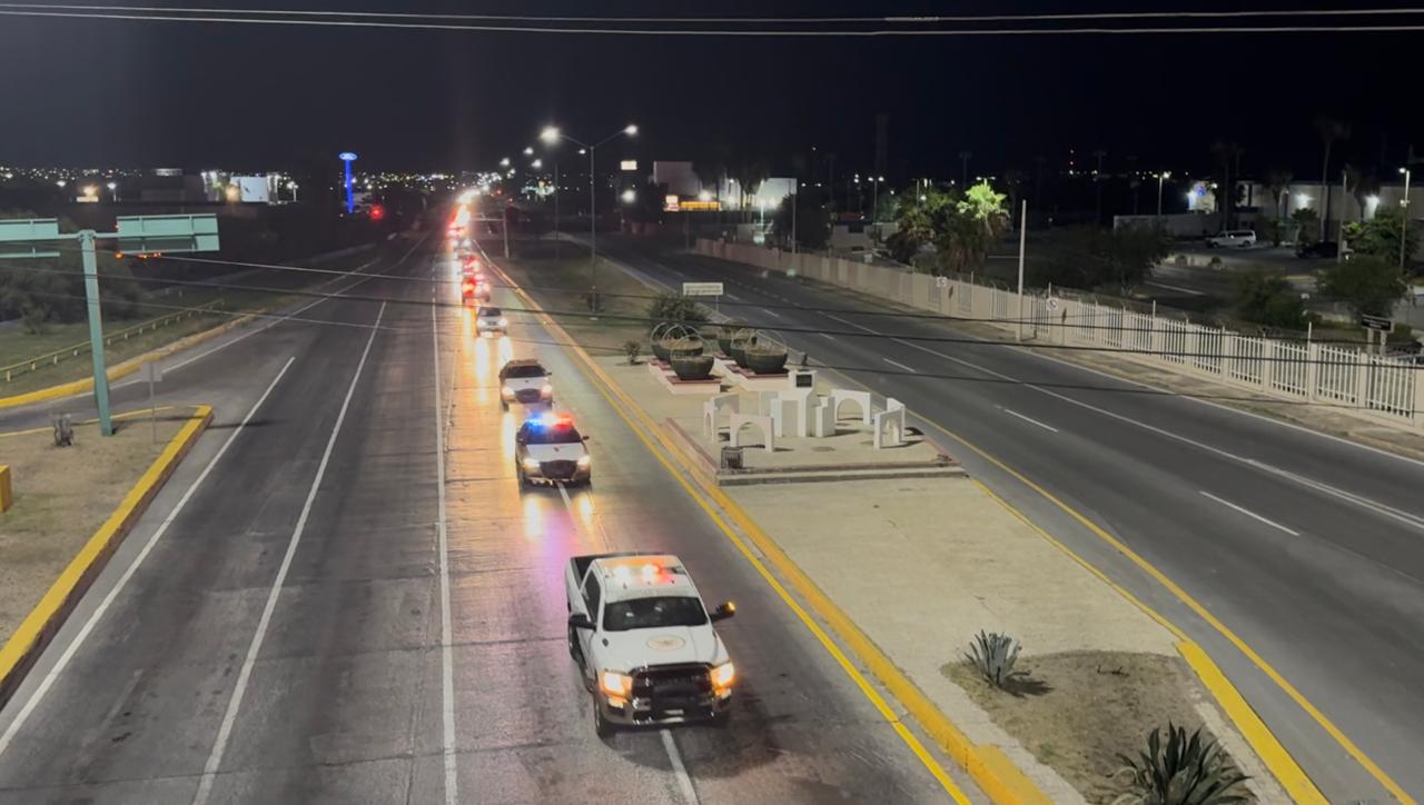 Guardia Estatal brinda seguridad a Caravana “Migrantes Unidos”