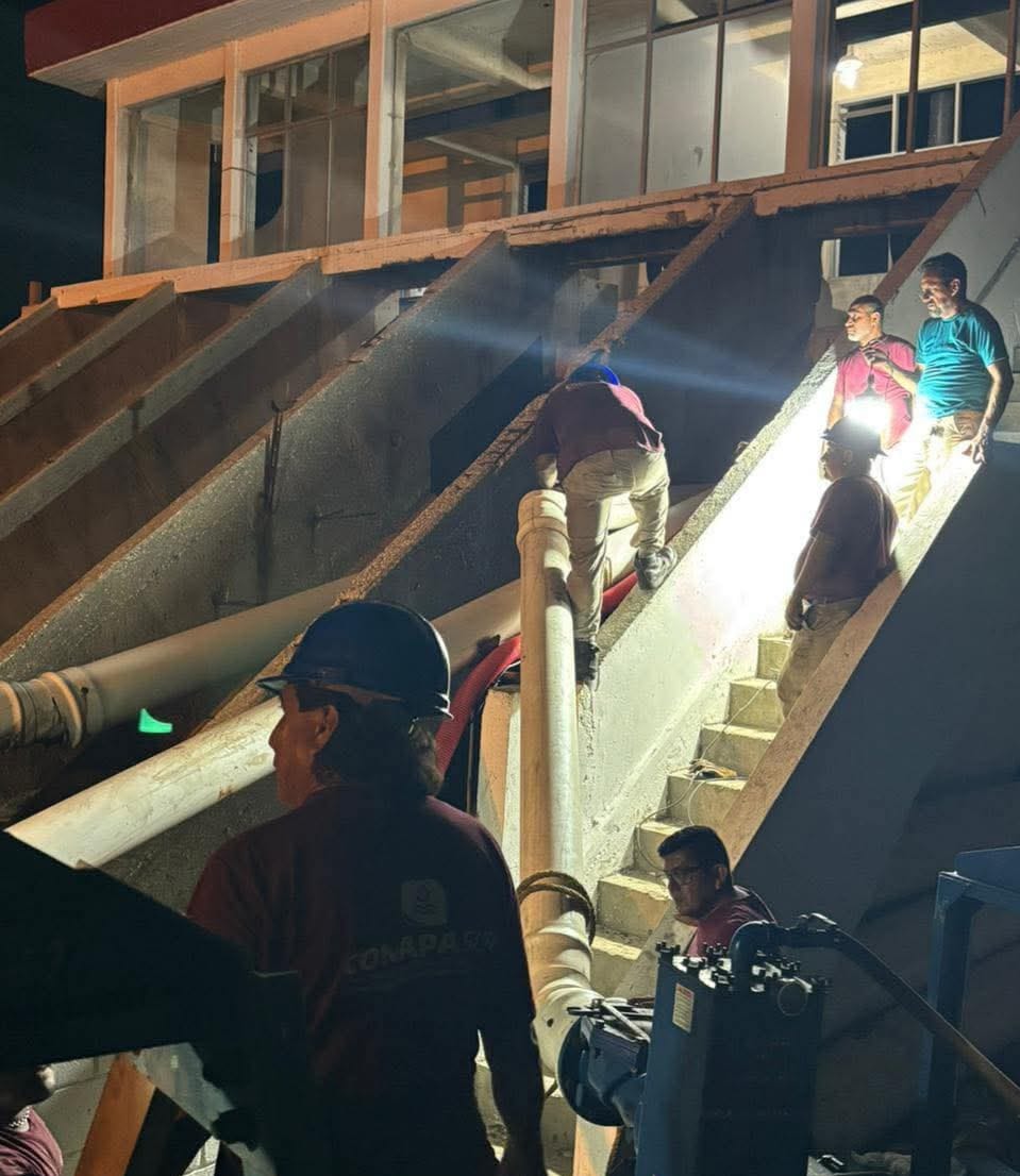 Intensifica COMAPA SUR mantenimiento de cárcamos ante temporada de lluvias