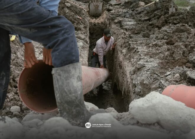 Avanza la rehabilitación del drenaje sanitario en el Parque Industrial Cylsa con apoyo del Gobierno Municipal