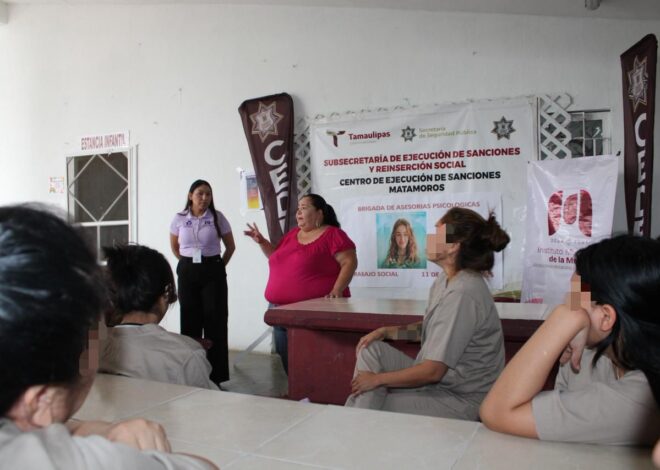 Mujeres privadas de la libertad reciben atención psicológica a través de brigada de salud mental