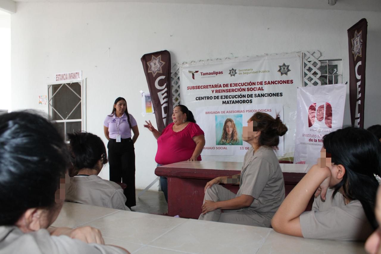 Mujeres privadas de la libertad reciben atención psicológica a través de brigada de salud mental