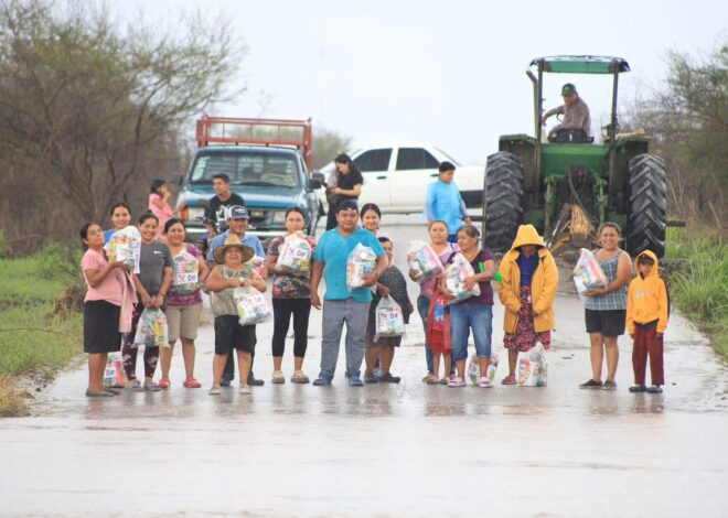 Respalda DIF Altamira a zona rural con apoyos alimenticios