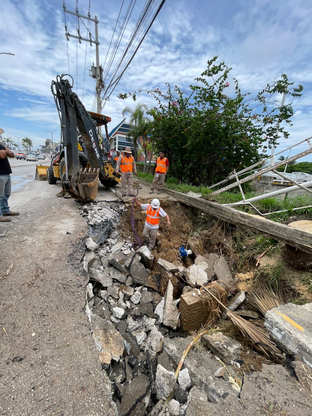 Refuerza COMAPA SUR acciones para atender afectaciones por lluvias