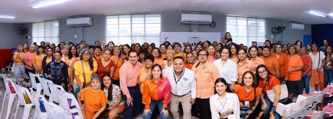 Realiza el Instituto de la Mujer de Tampico actividades en el marco del Día Naranja