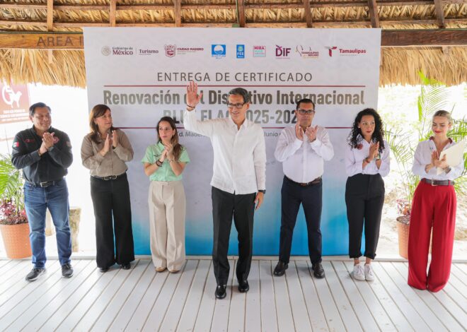 Se consolida Playa Miramar a nivel internacional; renueva certificación Blue Flag: Erasmo González