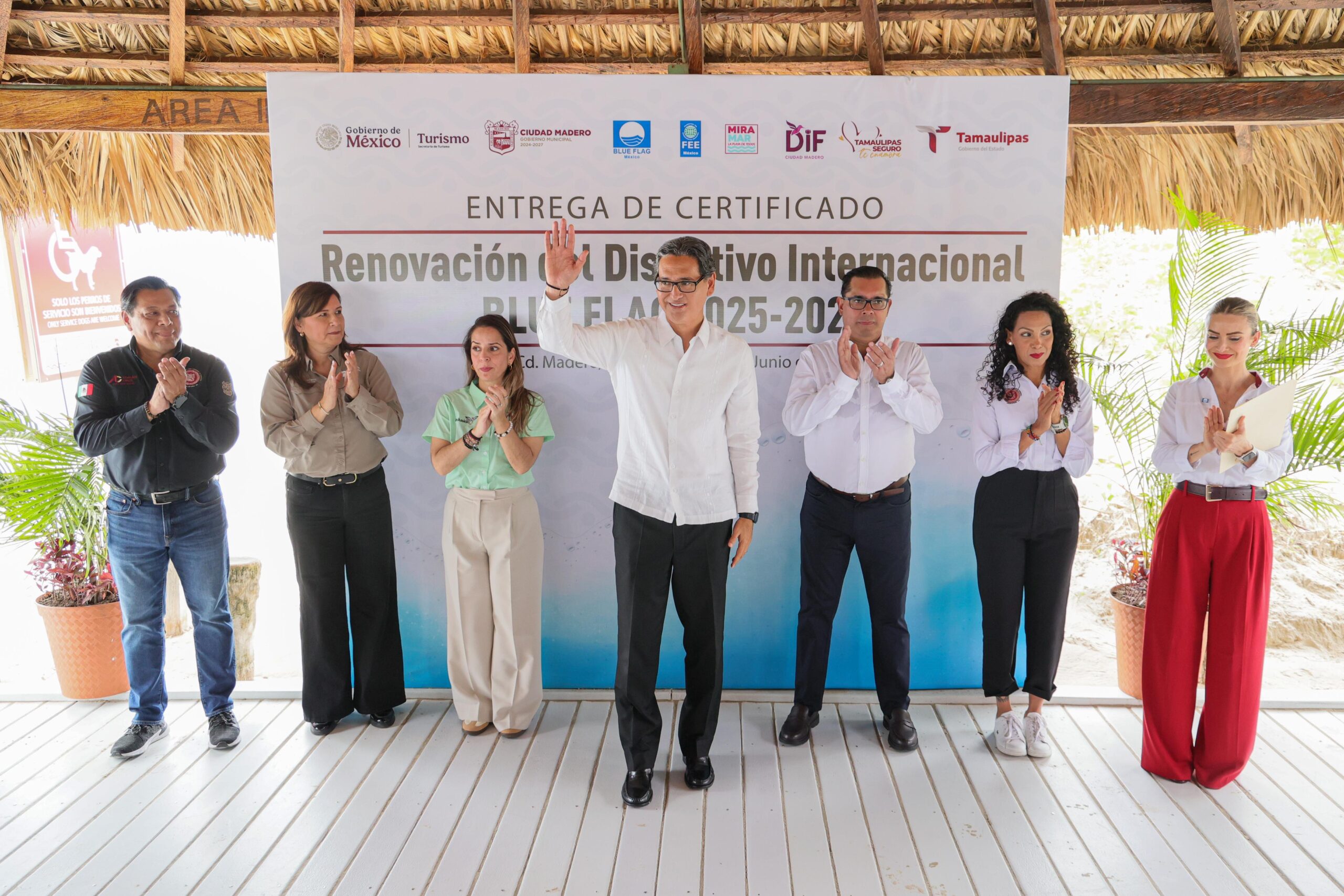 Se consolida Playa Miramar a nivel internacional; renueva certificación Blue Flag: Erasmo González