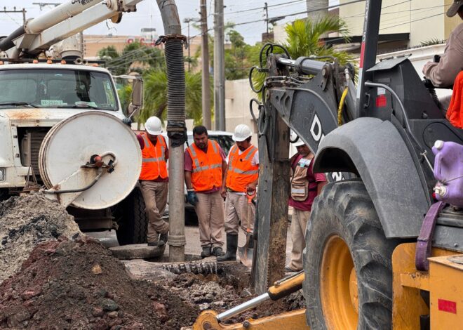 Atiende COMAPA SUR con prontitud red de drenaje en importante sector