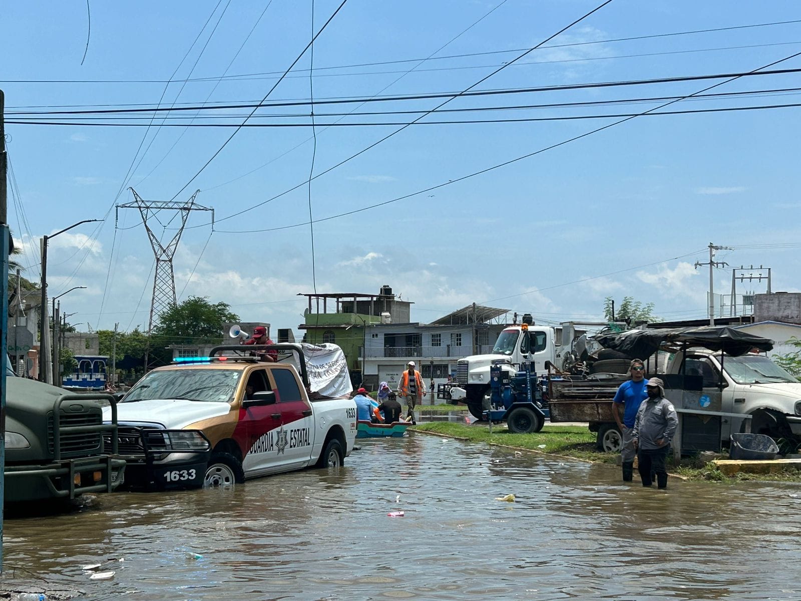 Continúa Guardia Estatal con acciones de supervisión en cuerpos de agua en Tampico
