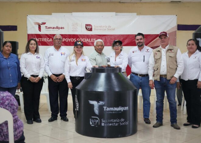 Lleva SEBIEN apoyos a Nueva Ciudad Guerrero