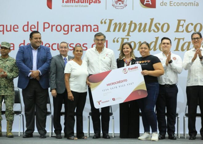 “El desarrollo debe llegar a todas partes”: Américo Villarreal entrega apoyos a emprendedores por más de 33 MDP