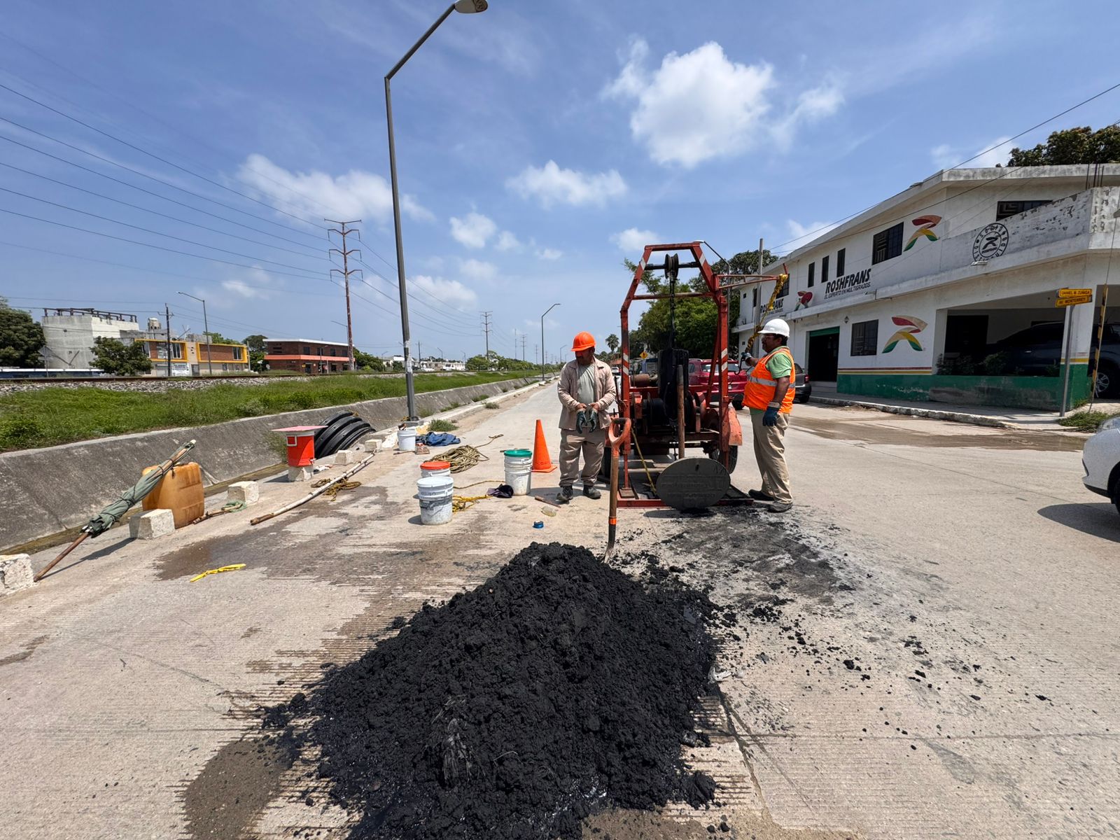COMAPA SUR mejora red de drenaje en céntrico sector de Tampico