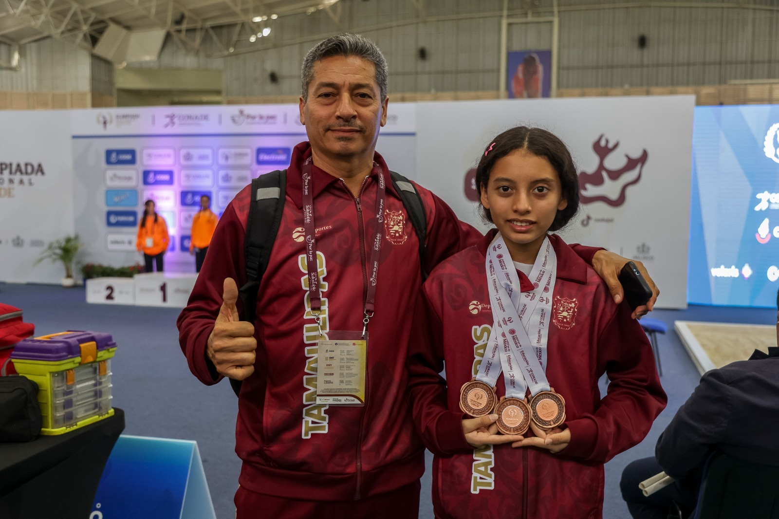 Suma Tamaulipas nueve medallas en levantamiento de pesas de la Olimpiada Nacional 2025