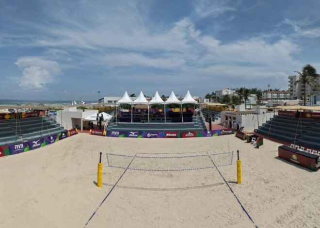 Listo Complejo Polideportivo de playa Miramar para recibir Continental NORCECA