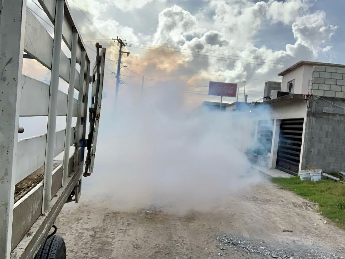 Refuerza Gobierno de Matamoros fumigación en la colonia Golfo para prevenir enfermedades