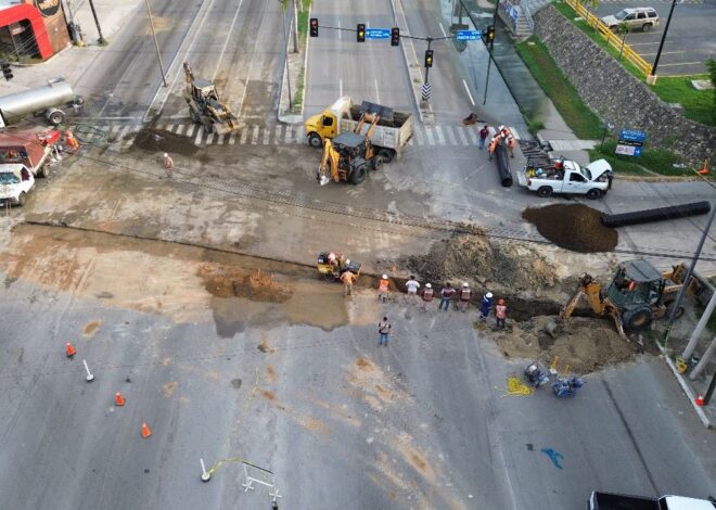 Concluye COMAPA SUR primera etapa de reconfiguración de colector en la Avenida Hidalgo