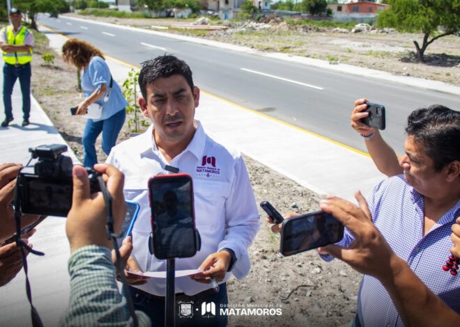Supervisan obra de la Ampliación de la Avenida Roberto Guerra