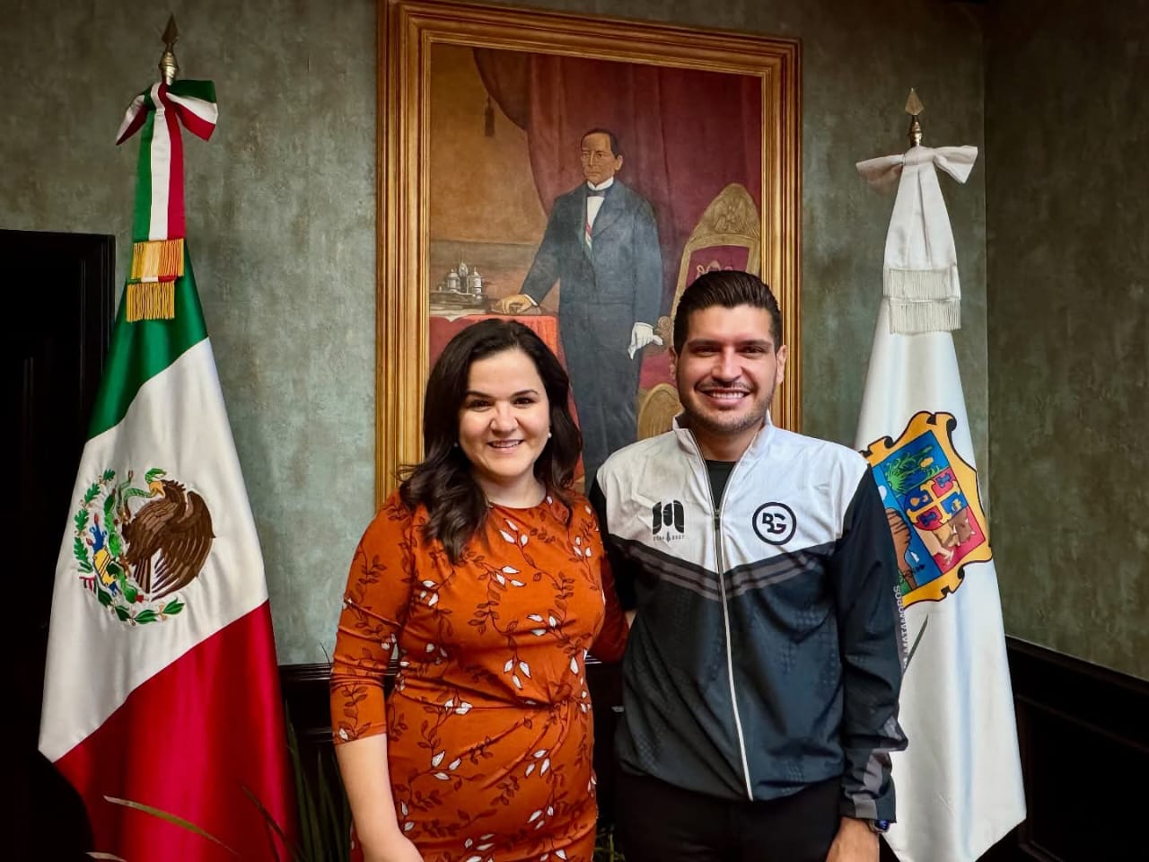 Se reúne el alcalde Beto Granados con la Coordinadora de Becas para el Bienestar en Tamaulipas, Nadia Ochoa