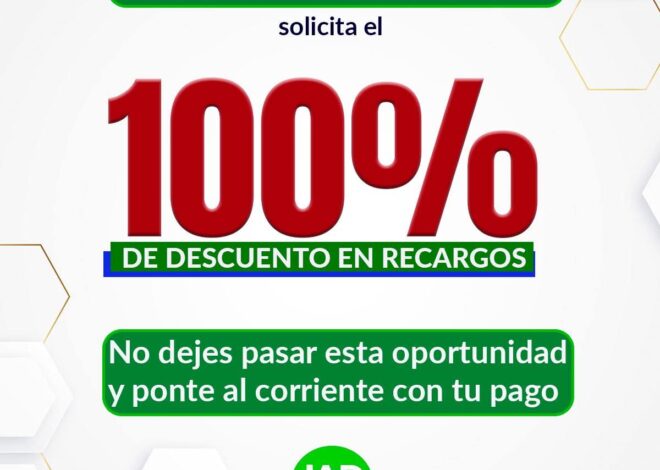 100% de descuento en recargos en la Junta de Aguas y Drenaje: Beto Granados