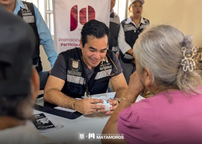 Gobierno de Matamoros lleva jornada de salud a la Colonia Las Américas