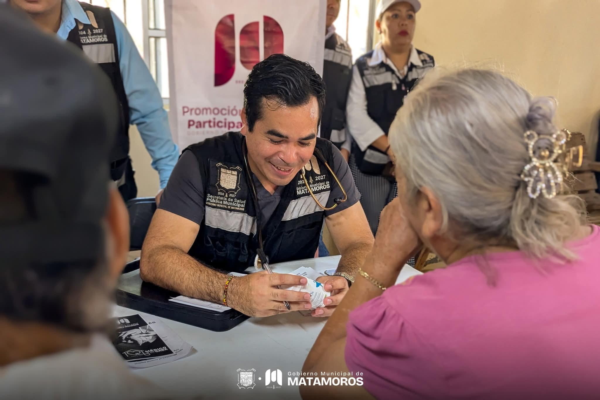 Gobierno de Matamoros lleva jornada de salud a la Colonia Las Américas