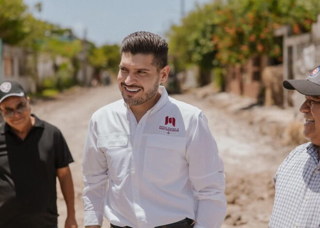 Que siga brillando Matamoros; se sigue avanzando en infraestructura urbana: Beto Granados